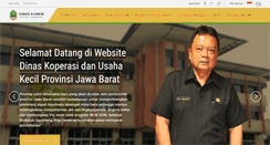 Desktop Screenshot of diskumkm.jabarprov.go.id