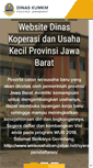Mobile Screenshot of diskumkm.jabarprov.go.id